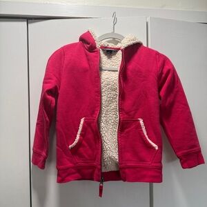 Lands' End Kids Hoodie with Sherpa Lining